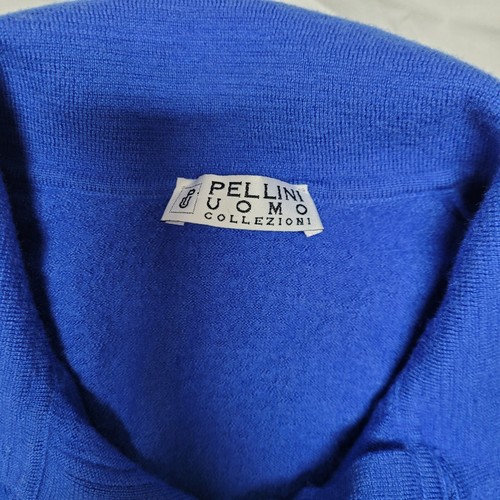 PELLINI UOMO Wool Jumper Sweater Blue Women's Size M - photo 4