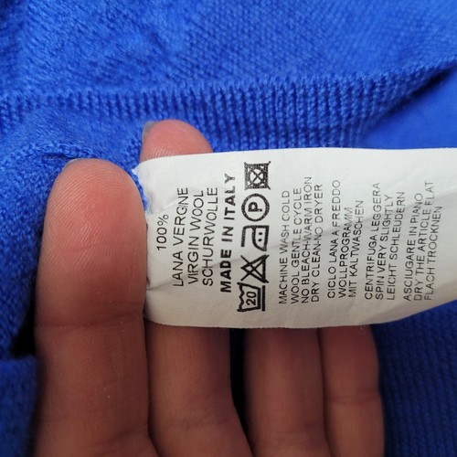 PELLINI UOMO Wool Jumper Sweater Blue Women's Size M - photo 5