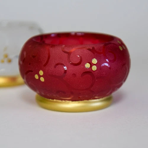 Retired PartyLite Festive Flair Tealight Holder Trio New In Box