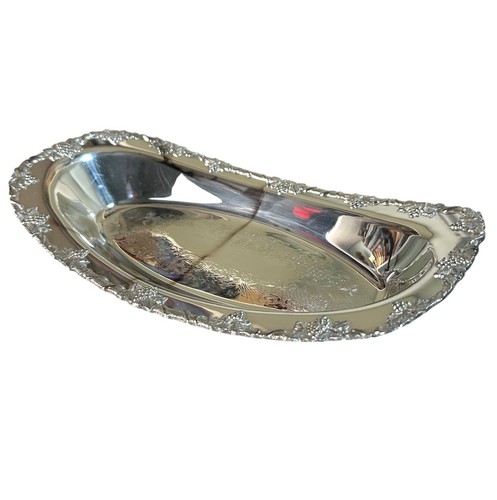 Vintage Old English Reproduction Silver Plated Tray - photo 3