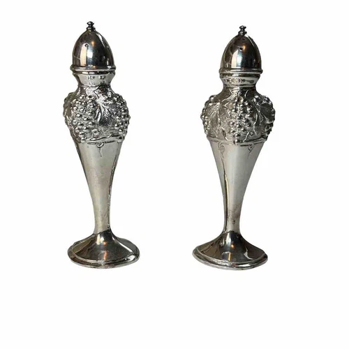 Viking Vintage Silver Plated Salt & Pepper Shakers