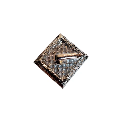 Vintage Sarah Coventry 1971 Criss Cross Brooch & Earrings Set - photo 2
