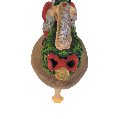 Christmas Ornament Vintage Santa Moon Deer - photo 5
