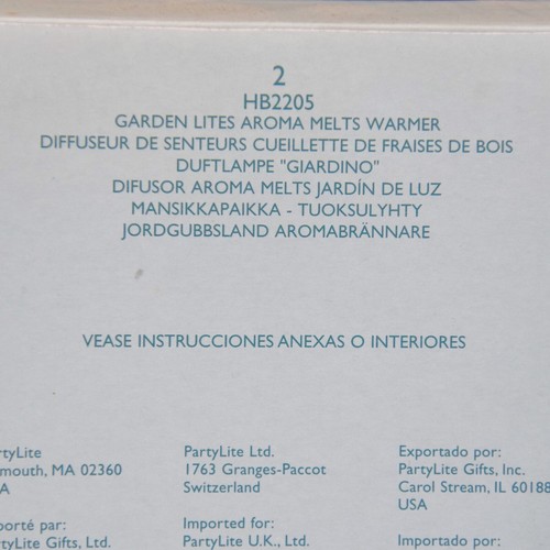 Partylite Retired GARDEN LITES AROMA MELTS WARMER Candle Holder - photo 4