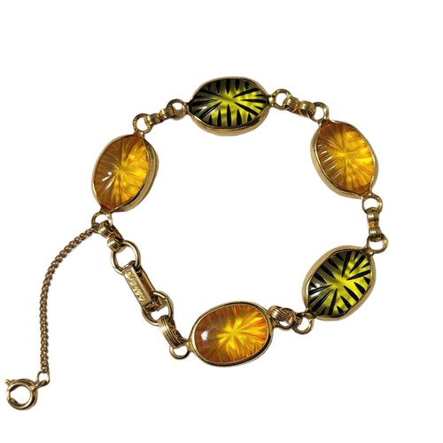Vintage 1970s Celebrity N.Y. Gold Tone Bracelet