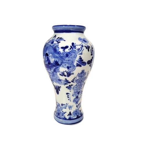 Vintage Dutch Delft Blue Hand Painted Vase - photo 3