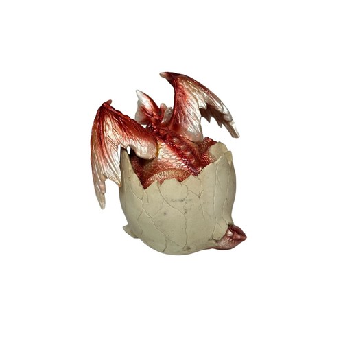 Zemeno January Birthstone Dragon in Egg Shell 4" Faux Ruby - photo 5