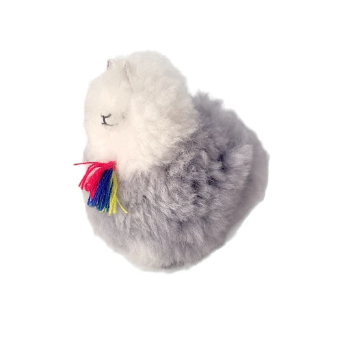 Handmade Peru Stuffed Plush Llama Alpaca 5" - photo 4