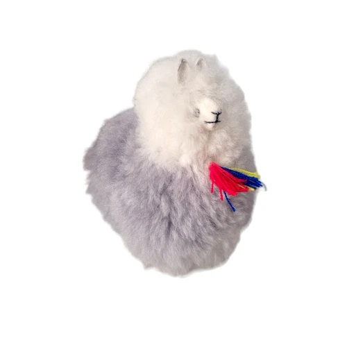 Handmade Peru Stuffed Plush Llama Alpaca 5" - photo 5