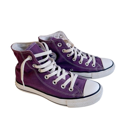 Purple Converse All Star Chuck Taylor Men's 3.5 Women's 5.5 High