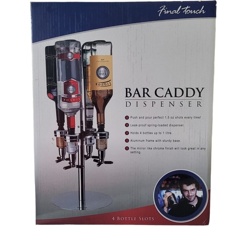 Liquor Dispenser Bar Caddy Final Touch 4 Bottle - photo 2