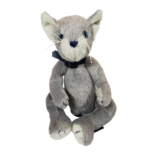 Ty Beanie Babies Fairchild 1993 Gray Cat Plush