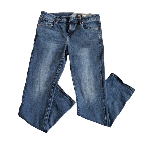 Volcom Vorta Slim Straight Jeans Women's Size 30 Blue Cotton