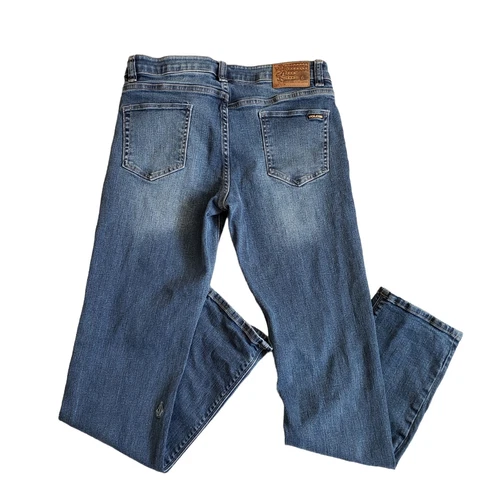 Volcom Vorta Slim Straight Jeans Women's Size 30 Blue Cotton - photo 2