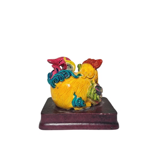 Chinese Zodiac Resin Pig - Feng Shui Decoration - photo 2