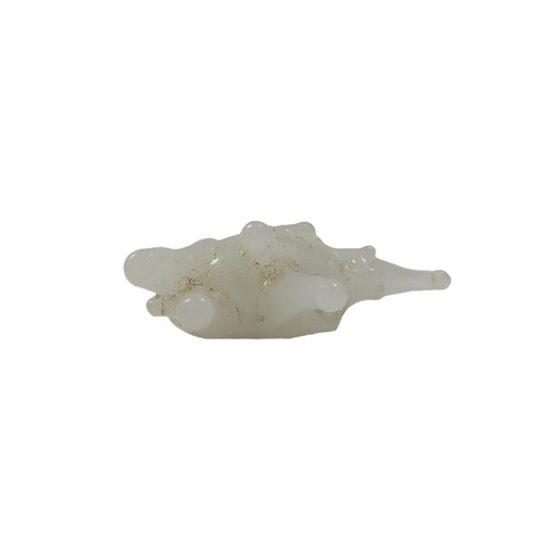 Vintage Miniature Hand Carved Milkglass Elephant Figurine - photo 5