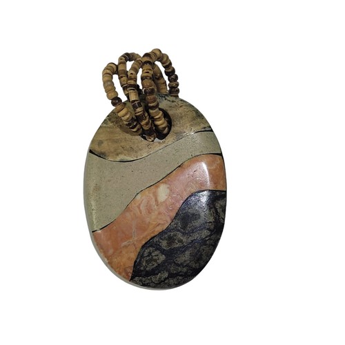 Vintage African Pendant Oval Shape