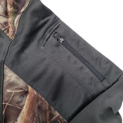 Huntworth Hoodie Men L Black Gray Brown Camo - photo 3