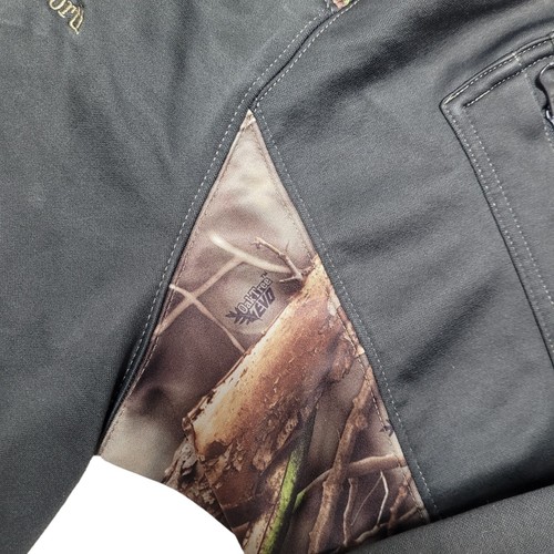 Huntworth Hoodie Men L Black Gray Brown Camo - photo 5