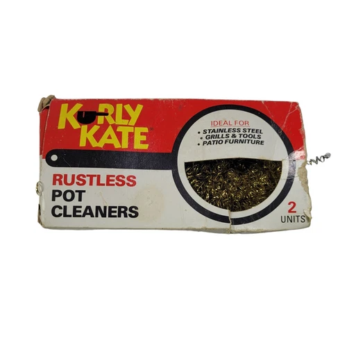 Vintage 1960-70s KURLY KATE Stainless POT CLEANER
