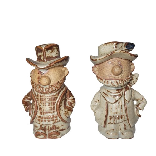 Vintage Pioneer Men Salt & Pepper Shakers Japan