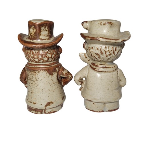 Vintage Pioneer Men Salt & Pepper Shakers Japan - photo 2
