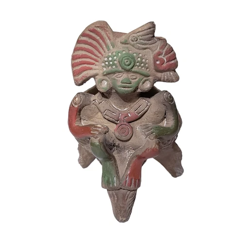 Aztec Inca Mayan Replica Pottery Vase