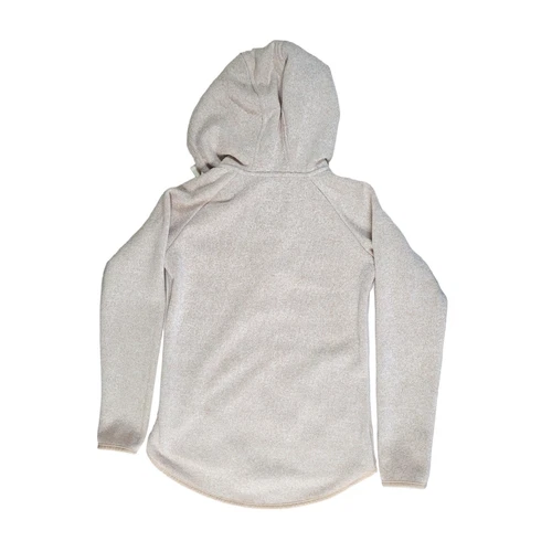 NEW THREAD + SUPPLY Light Pink Marled Fleece Jacket Hoodie Size - photo 2