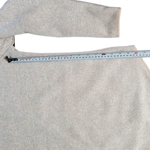 NEW THREAD + SUPPLY Light Pink Marled Fleece Jacket Hoodie Size - photo 5