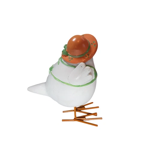 Vintage Hand Painted Wooden Bird Chick Figurine - photo 5