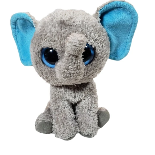 Set of 3 Ty Beanie Boos: Peanut Elephant, Honey Bear, Coconut Mo - photo 4