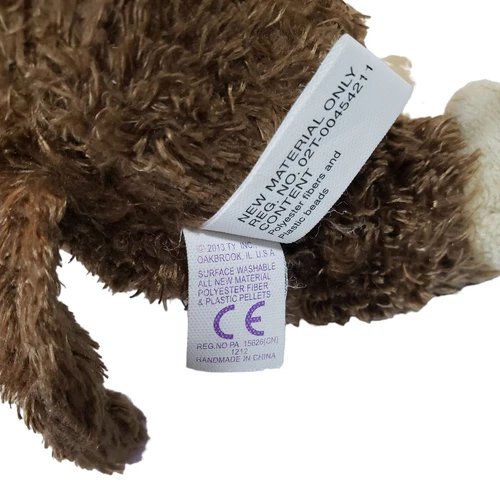 Set of 3 Ty Beanie Boos: Peanut Elephant, Honey Bear, Coconut Mo - photo 5