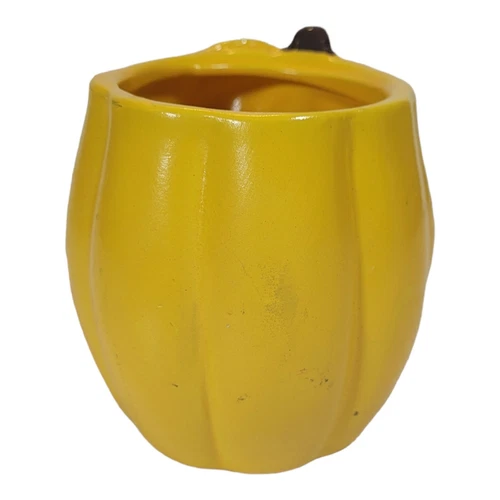 Vintage Bloom Rite Halloween Pumpkin Ceramic Planter - photo 2