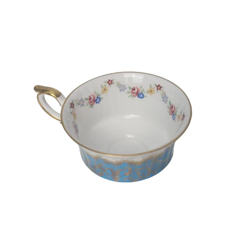 Paragon Bone China Tea Cup - Pembroke Blue Floral Gold - photo 5