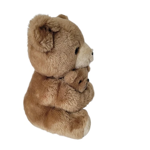 Vintage Dakin Mom Mama+Baby Brown Bear 1977 - photo 4