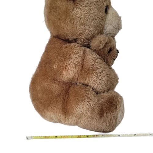 Vintage Dakin Mom Mama+Baby Brown Bear 1977 - photo 5