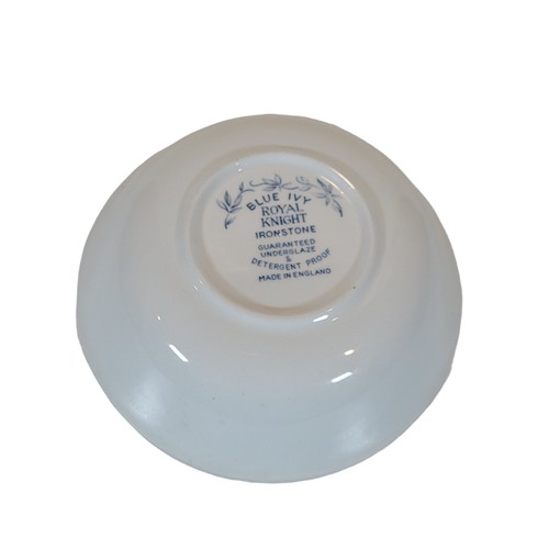 Royal Knight Ironstone Blue Ivy Bowl Replacement - photo 2