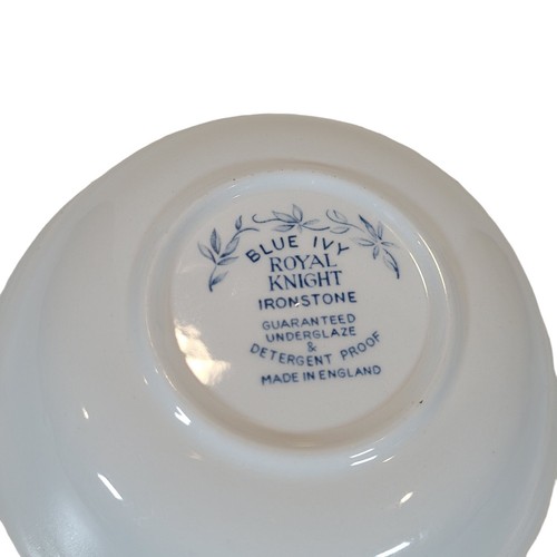 Royal Knight Ironstone Blue Ivy Bowl Replacement - photo 3