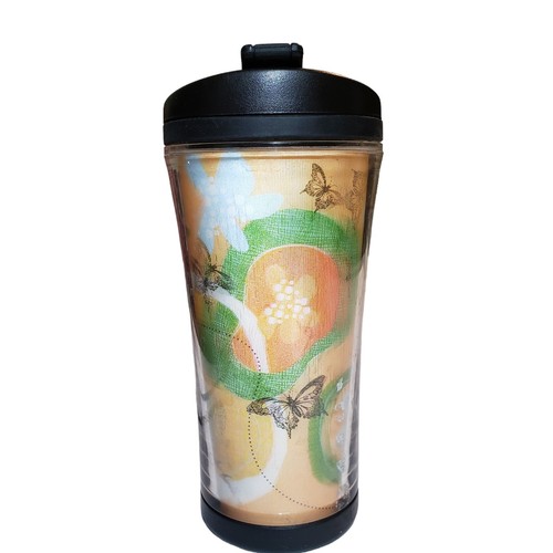 Starbucks 2007 3D Travel Tumbler - Hummingbird, Butterfly, Drago
