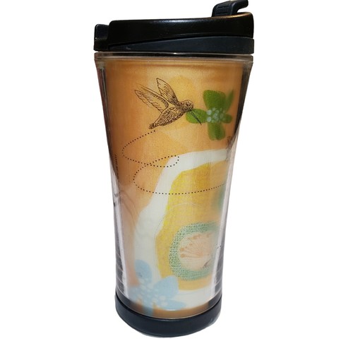 Starbucks 2007 3D Travel Tumbler - Hummingbird, Butterfly, Drago - photo 2