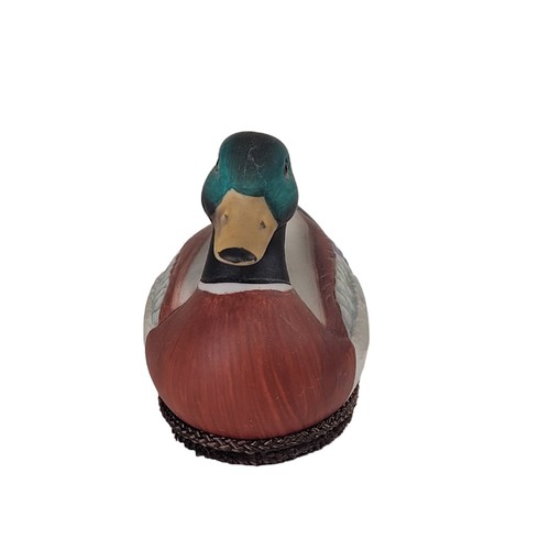 Vintage Jasco Ceramic Mallard Duck Lint Remover Brush - photo 2