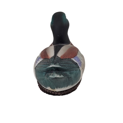 Vintage Jasco Ceramic Mallard Duck Lint Remover Brush - photo 3
