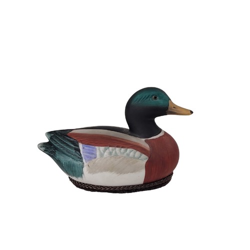 Vintage Jasco Ceramic Mallard Duck Lint Remover Brush - photo 4