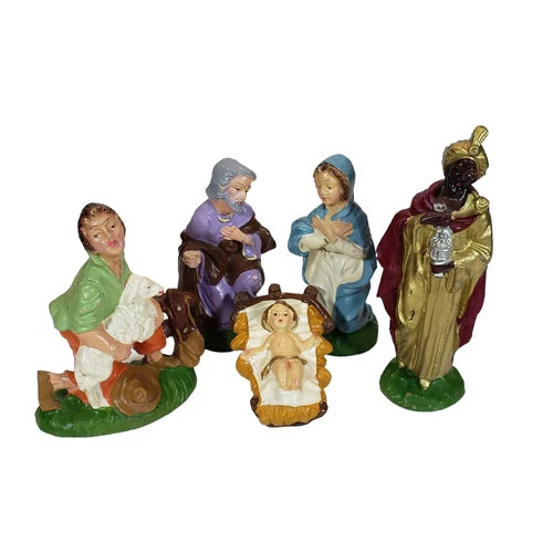 Nativity Set Made in Italy 5 Pieces Holy Family
