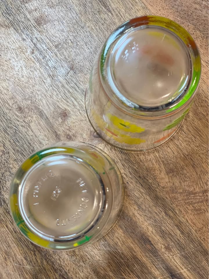 Vintage Swanky Swig Sour Cream Glasses~One Pint 6" Tumblers - photo 5