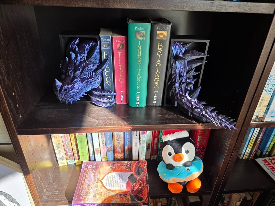 Dragon Book Nook / Fantasy Bookend Set - photo 4