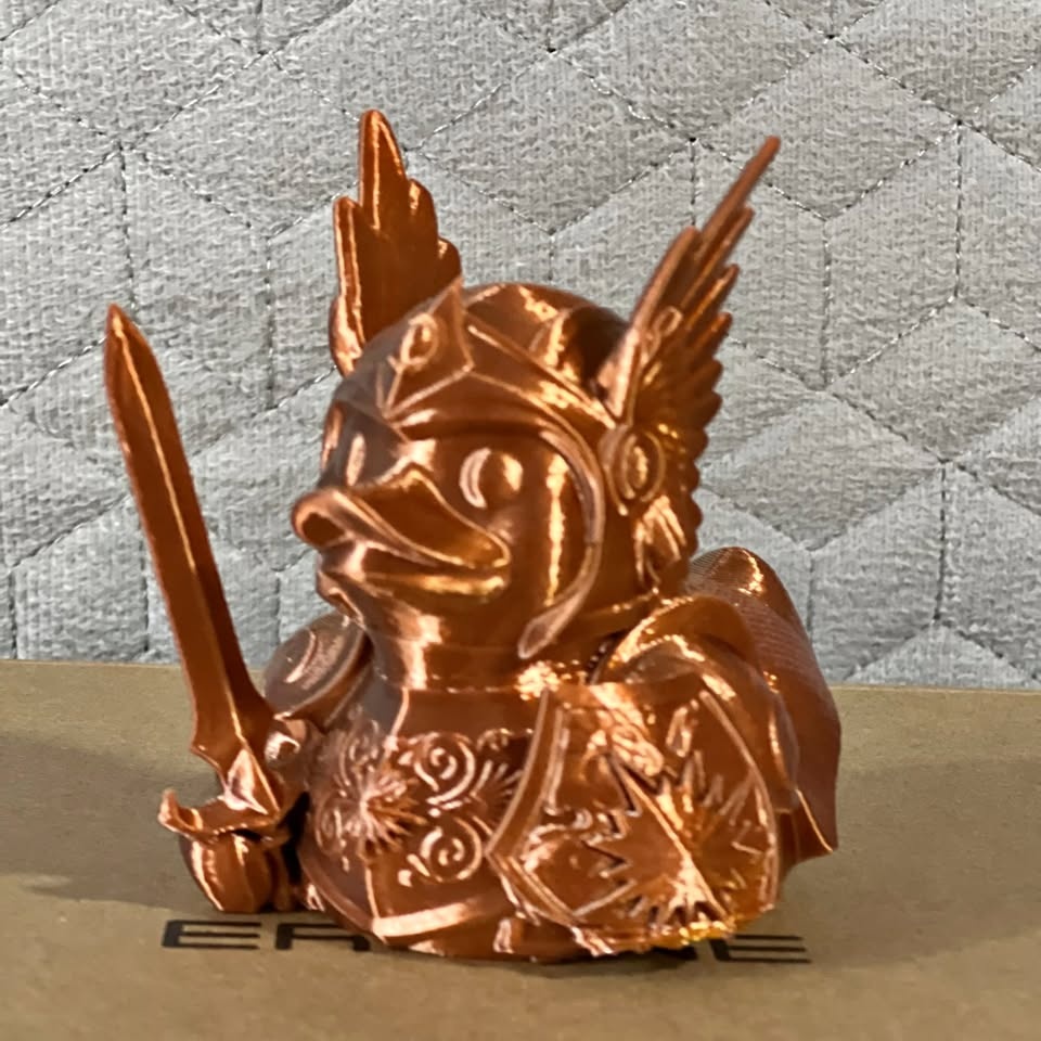 3D Printed Paladin Duck