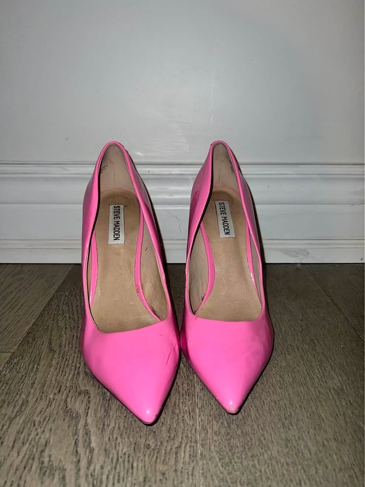 Hot Pink Heels Size 8
