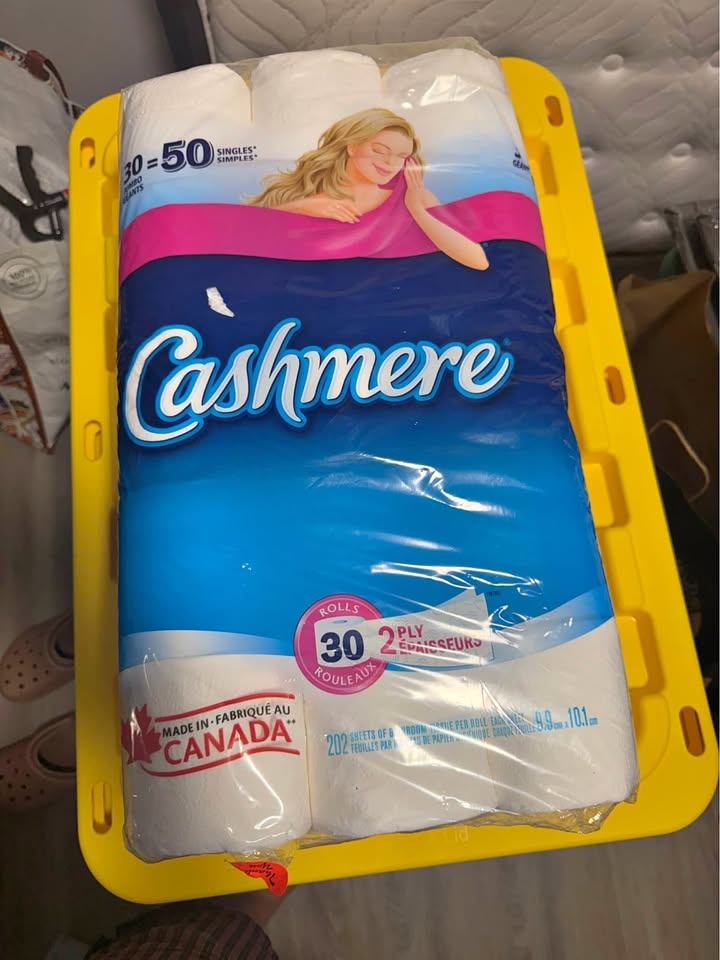 Cashmere Toilet Paper 30 Jumbo Rolls 2-Ply Hypoallergenic