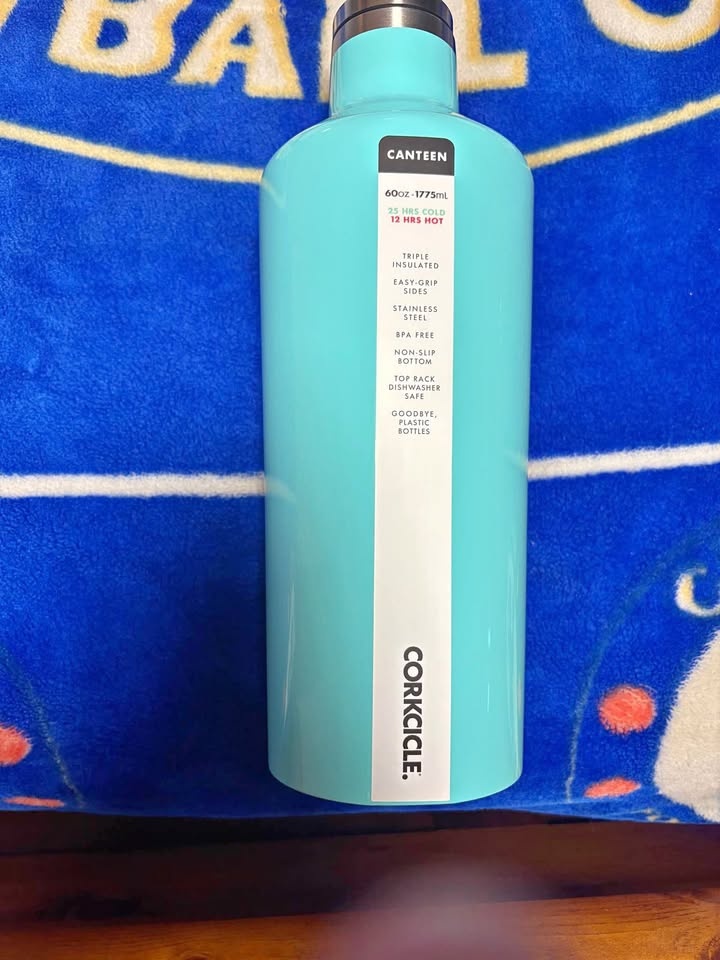 New Teal Corkcicle Classic Canteen Insulated Bottle